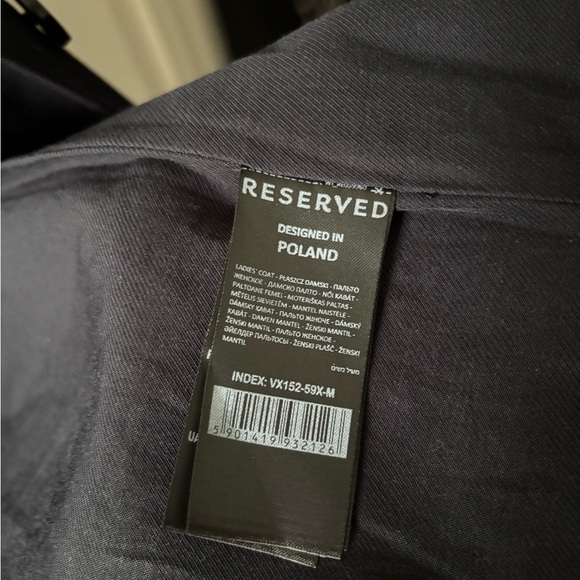 Reserved Navy Coat with Hood - Picture 7 of 8